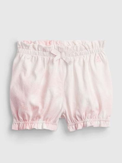 GAP Kratke hlače Bela-rožnata deklica 18-24m