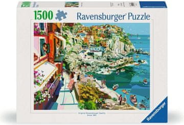 Ravensburger Puzzle Romantika v Cinque Terre 1500 kosov