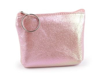 Majhna denarnica / obesek za ključe holografski 11x8 cm - prah