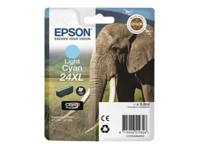 Epson kartuša T2435 photo light cyan HD XL (slon)