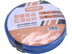 Extol Premium Zračna cev (8865147) rubber, with quick connectors, 1/4&quot, (6/12mm), 10m