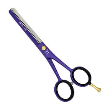 shumee PASTELL LINE 5,5" VIOLA enostranske škarje za redčenje - vijolične