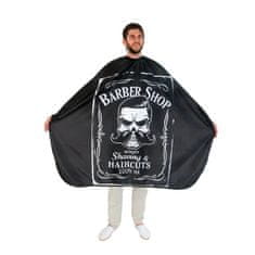 shumee BARBER SHOP črna 140x160 EUROSTIL frizerska pelerina (zapenjanje na kavelj)