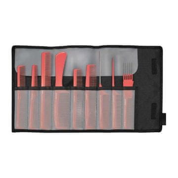 shumee Set 9 frizerskih glavnikov, koralni - Več JAGUAR št