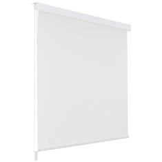 Vidaxl Rolo zavesa za prho 140x240 cm bela