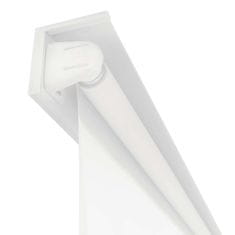 Vidaxl Rolo zavesa za prho 140x240 cm bela