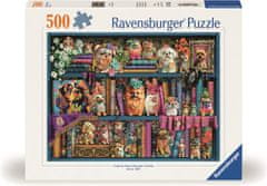Ravensburger Puzzle Simpatični porcelanski mopsi 500 kosov