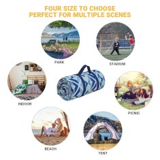 KingCamp Piknik Podloga Ariel XXL 200x200cm, Blue