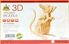 Kingstone Miš 3D lesena sestavljanka