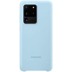 Samsung Original silikonski ovitek EF-PG988TLE za Galaxy S20 Ultra G988 - svetlo moder