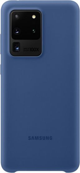 Samsung Original silikonski ovitek EF-PG988TNE za Galaxy S20 Ultra G988 - moder