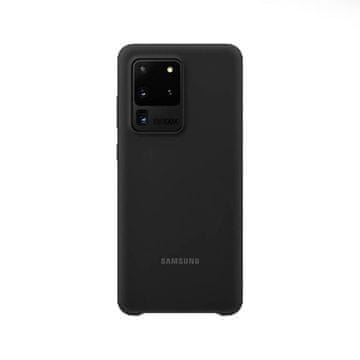 Samsung Original silikonski ovitek EF-PG988TBE za Galaxy S20 Ultra G988 - črn