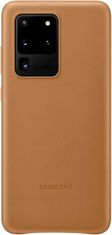 Samsung Original usnjen ovitek EF-VG988LAE za Galaxy S20 Ultra - zaščita zadnjega dela - rjav