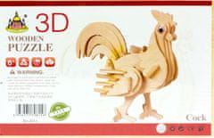 Kingstone Petelin 3D lesena sestavljanka