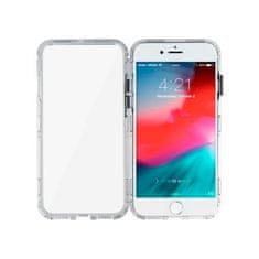 Nobrand Etui Magnetic Full Glass za iPhone X / iPhone XS - srebrn