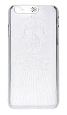 Nobrand Noosy Faceplate Flashing Skull za Apple iPhone 6 - lobanja, belo / prozorna