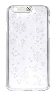 Nobrand Noosy Faceplate Snowflake Skull za Apple iPhone 6 / 6S - lobanja, belo / prozorna