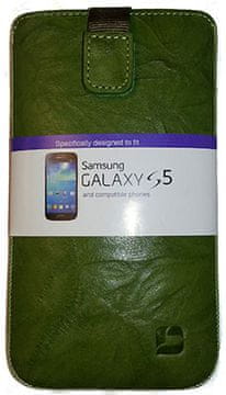Nobrand Torbica INDIGO Wash za Galaxy S5 - zelena - žepek za telefon, dimenzije telefona do 142 x 72 x 8.1mm