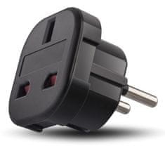 Nobrand Potovalni adapter EU/UK