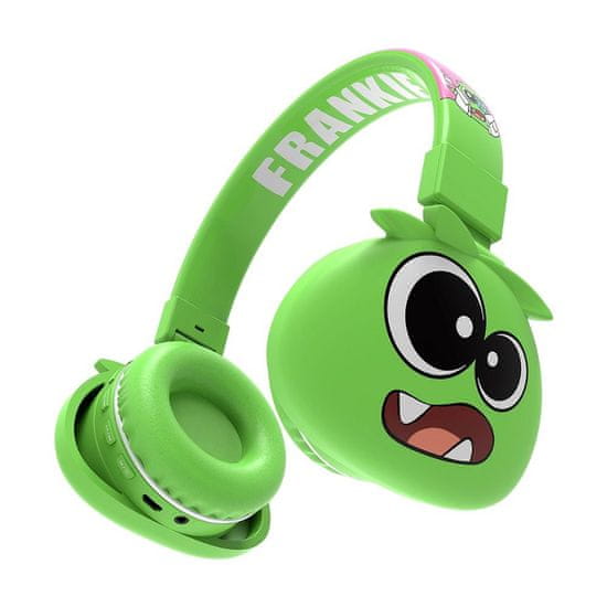Nobrand Slušalke brezžične / bluetooth JELLIE MONSTER Frankie YLFS-09BT zelene