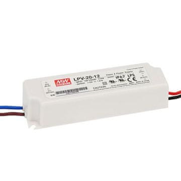 MEAN WELL napajalnik za LED trak 12V/1.67A/20W LPV-20-12