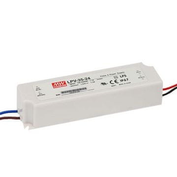 MEAN WELL napajalnik za LED trak 24V/1.5A/35W LPV-35-24