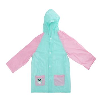 Potiskan PVC dežni plašč za otroke mešanica velikosti
