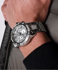 Guess Mens Silver Tone Multi-function Watch GW0796G1