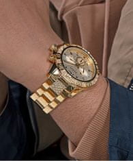 Guess Mens Gold Tone Multi-function Watch GW0796G2