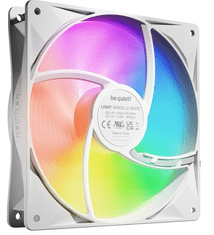 Be quiet! LIGHT WINGS LX High Speed ventilator, RGB, 140mm, 4-pin PWM, bel, 3 kosi (BL131)