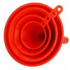 Korbi Univerzalni komplet plastičnih lijakov za gorivo, različne velikosti, 4 kosi