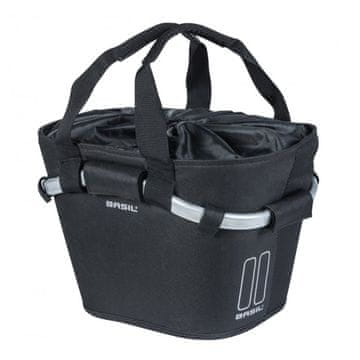 Basil Carry Classic Carry torba za krmilo črna