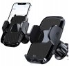Avtomobilski nosilec za telefon za zračno režo, nastavljiv, črn, 360°
