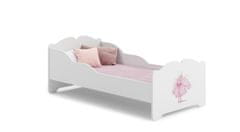 shumee Otroška postelja Anna 140x70 - Princesa v kroni