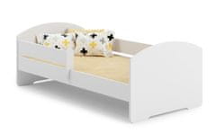 shumee Enojna postelja Luk 140x70 z ograjo