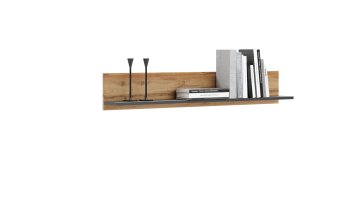 shumee Regal 100 cm - hrast craft zlato/črn