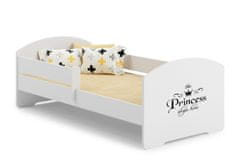 shumee Enojna postelja Luk 140x70 z umetniškim delom - Princeska