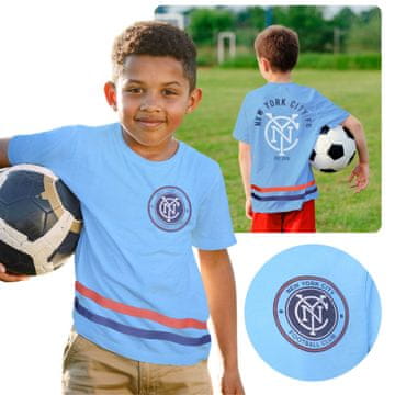 sarcia.eu New York City FC Modra mladinska majica za fanta, ljubitelja nogometa