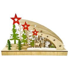 Denis LED strelska zvezda 30*18 cm