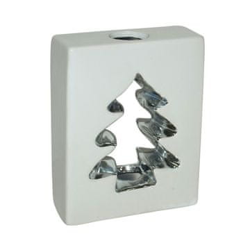 Denis Keramični svečnik 15,2x11,8cm