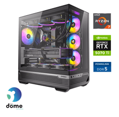 Gamer Elite namizni računalnik, R7 7800X3D, 64 GB, SSD2TB, RTX5070Ti, DOS (ATPII-G8-1199)