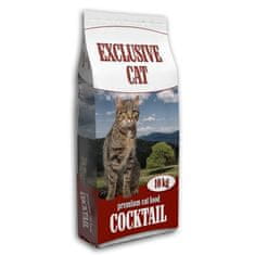 DELIKAN EXCLUSIVE CAT Cocktail 10kg Hrana za zunanje in notranje mačke iz perutnine in rib