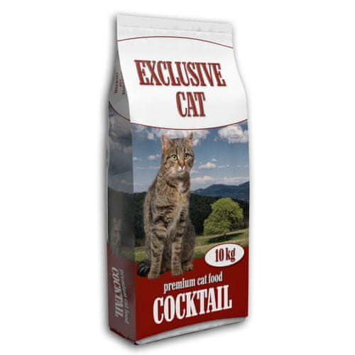 DELIKAN EXCLUSIVE CAT Cocktail 10kg Hrana za zunanje in notranje mačke iz perutnine in rib