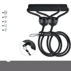 LIVEFY Vibro Fit vibracijska plošča za vadbo, črna