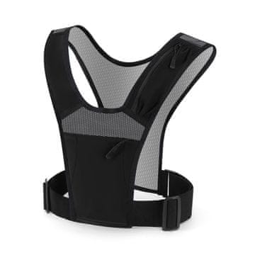 MG Running Vest odsevni tekaški telovnik, črn