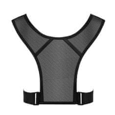 MG Running Vest odsevni tekaški telovnik, črn