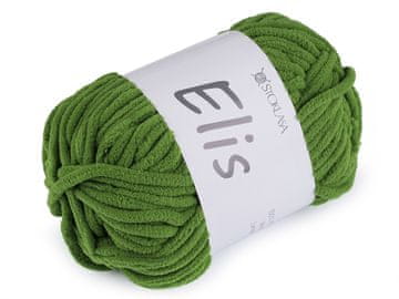 Pletenje šenil Elis 100 g - (26) travnato zelena