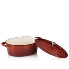 Kela Pekač Kela KL-12860 Calido iz litega železa rdeč oval 29,0x23,0x11,0cm 4,0l