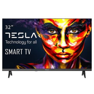 TESLA Televize , 32E635BHS, smart, HD, Android TV 11, 32" (81 cm), DVB-T/T2/C/S/S2, Bluetooth, Wi-Fi, 56 W