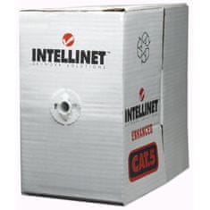 Intellinet CAT5e UTP 305m kolut siv mrežni inštalacijski kabel